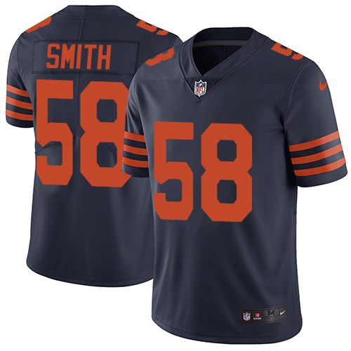 Nike Men & Women & Youth Bears 58 Roquan Smith Navy Alternate NFL Vapor Untouchable Limited Jersey,We sell and wholesale Nike Men & Women & Youth Bears 58 Roquan Smith Navy Alternate NFL Vapor Untouchable Limited Jersey on line form chian!